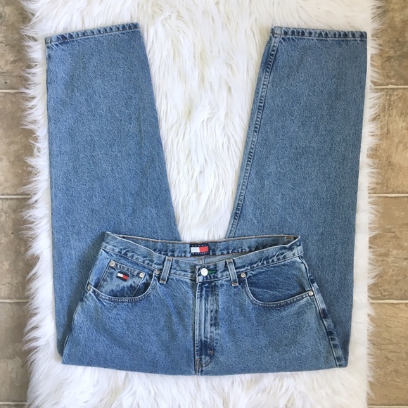 SOLD. Vintage Tommy Hilfiger High Waisted Jeans - Picture 3 of 8